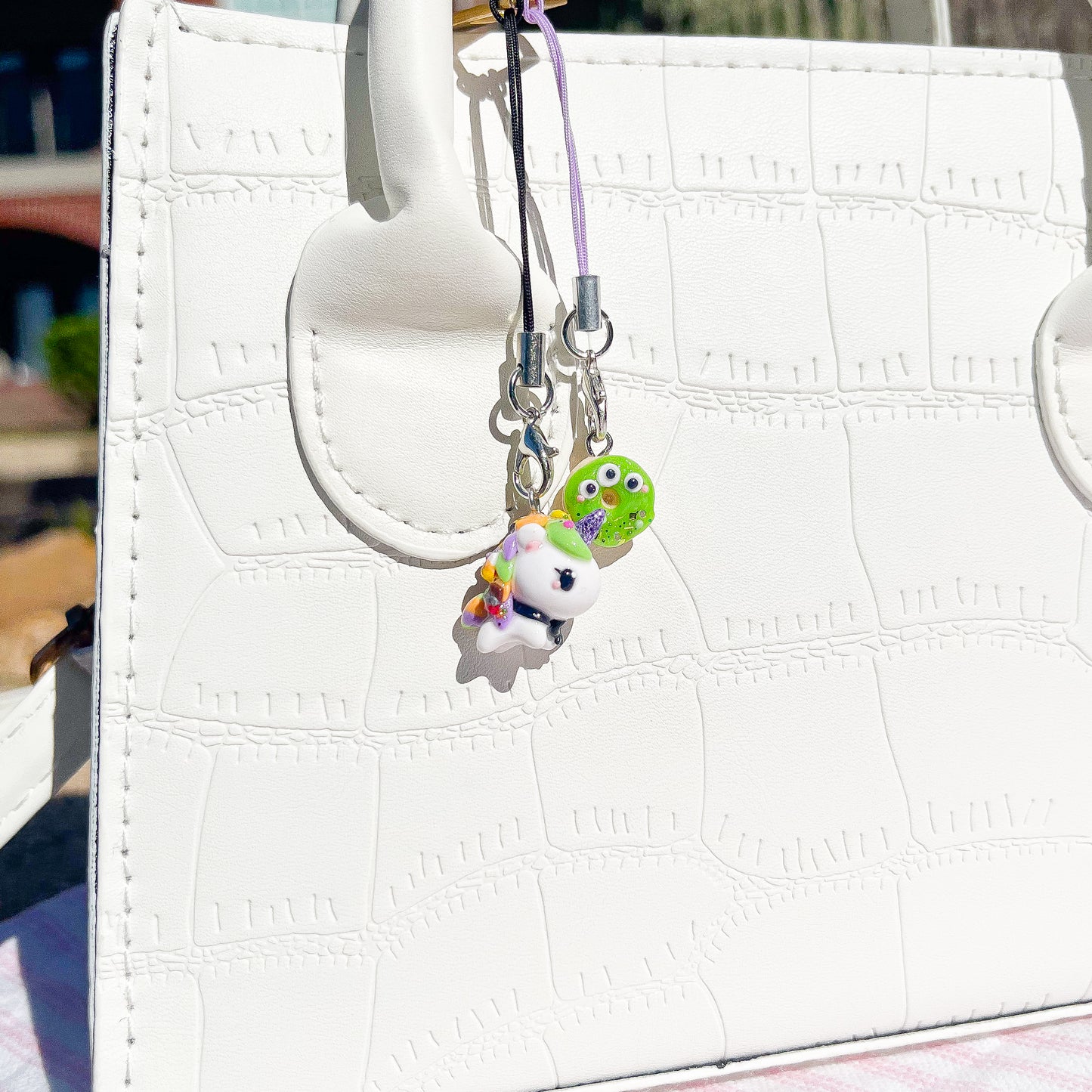 H'ween Candy Unicorn Clay Charm
