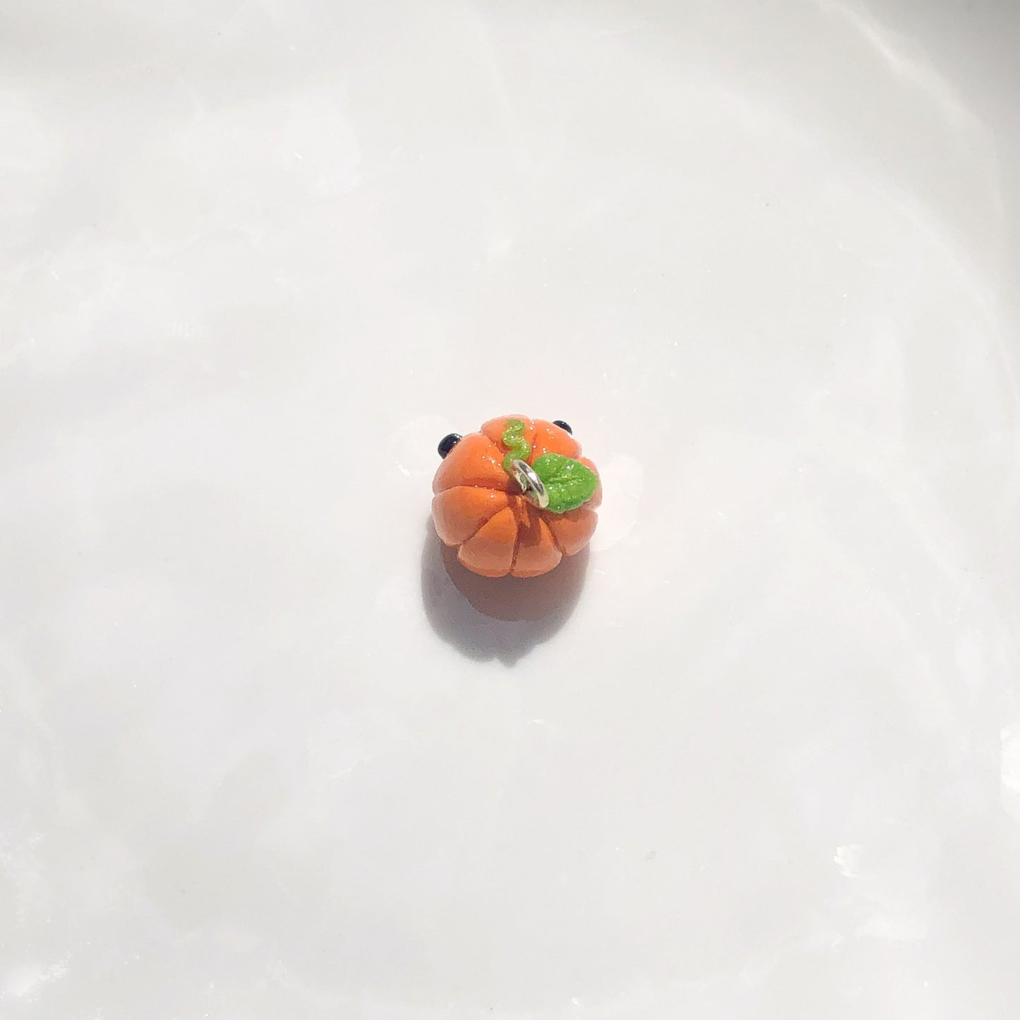 Pumpkin Polymer Clay Charm