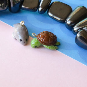 Honu Sea Turtle Polymer Clay Charm