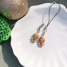 Load image into Gallery viewer, Gingerbread Boy &amp; Girl Polymer Clay Charms
