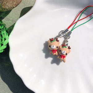 Reindeer Polymer Clay Charm (2 styles available)