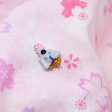 Load image into Gallery viewer, Spaceship Double Engine Glitter Polymer Clay Charm
