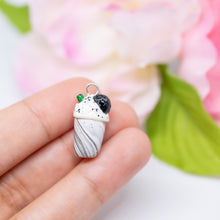 Load image into Gallery viewer, Oreo Frappuccino Polymer Clay Charm
