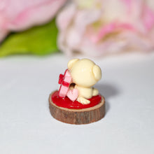 Load image into Gallery viewer, Small Doggy Valentine Figurine - Polymer Clay Figurine
