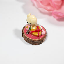 Load image into Gallery viewer, Large Doggy Valentine Figurine - Polymer Clay Figurine
