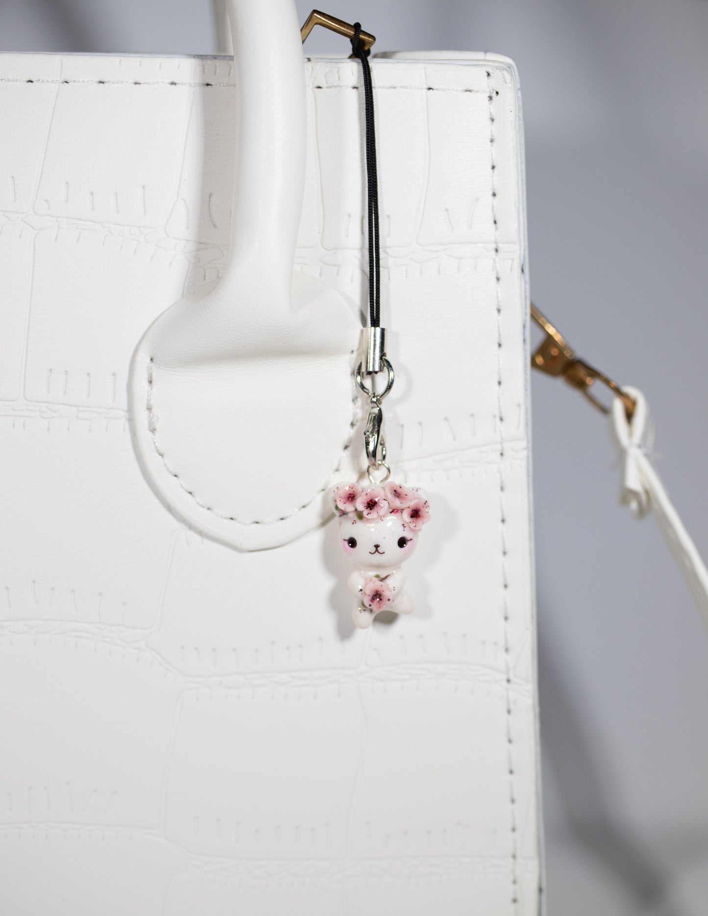 Plum Blossom Bear Charm