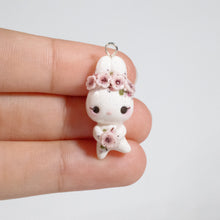 Load image into Gallery viewer, Plum Blossom Bunny Charm
