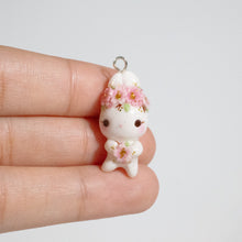 Load image into Gallery viewer, Cherry Blossom Bunny Charm
