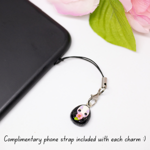 No Face Chibi Polymer Clay Charm (3 Styles Available)