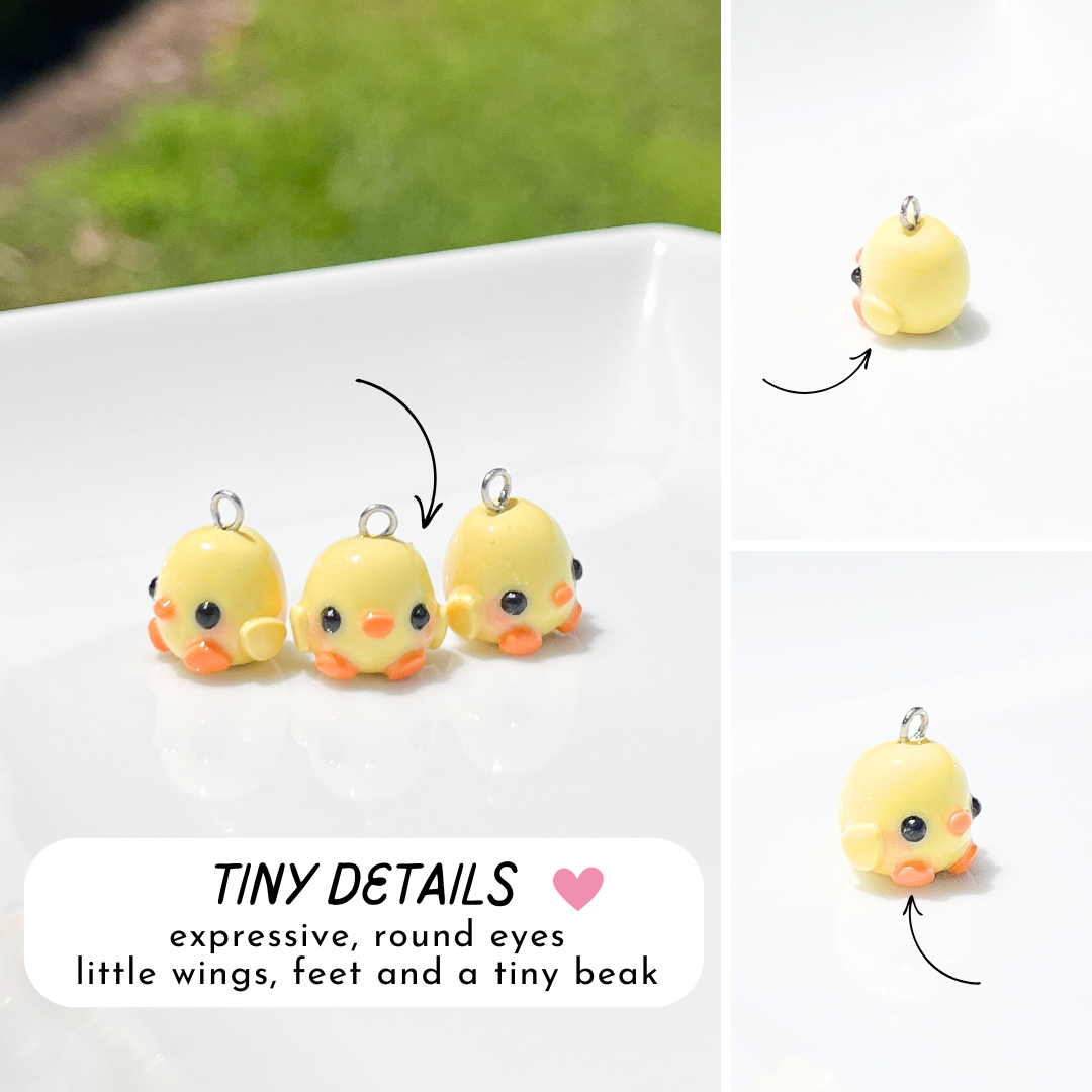 Baby Chick Clay Charm