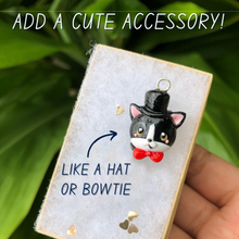 Load image into Gallery viewer, Custom Pet Cat Head Polymer Clay Charm
