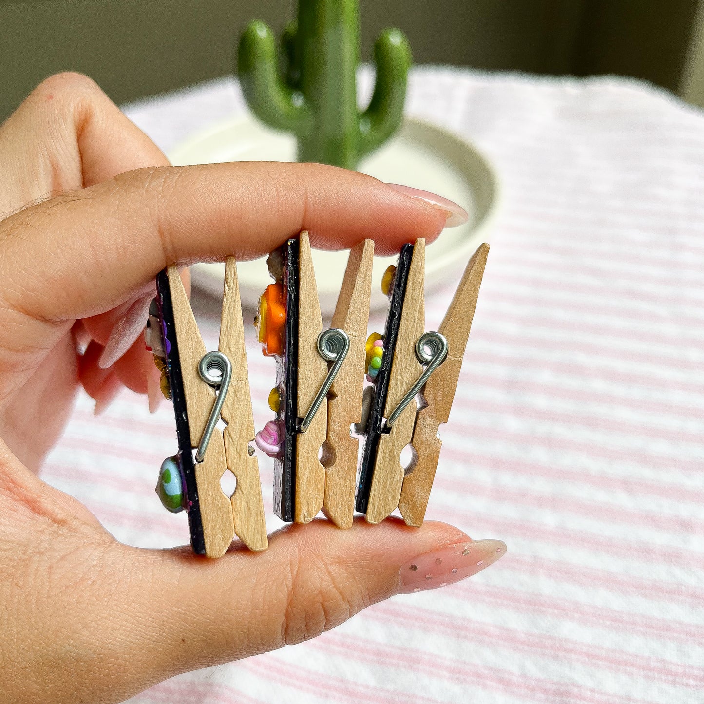 Outer Space Wooden Clip Set