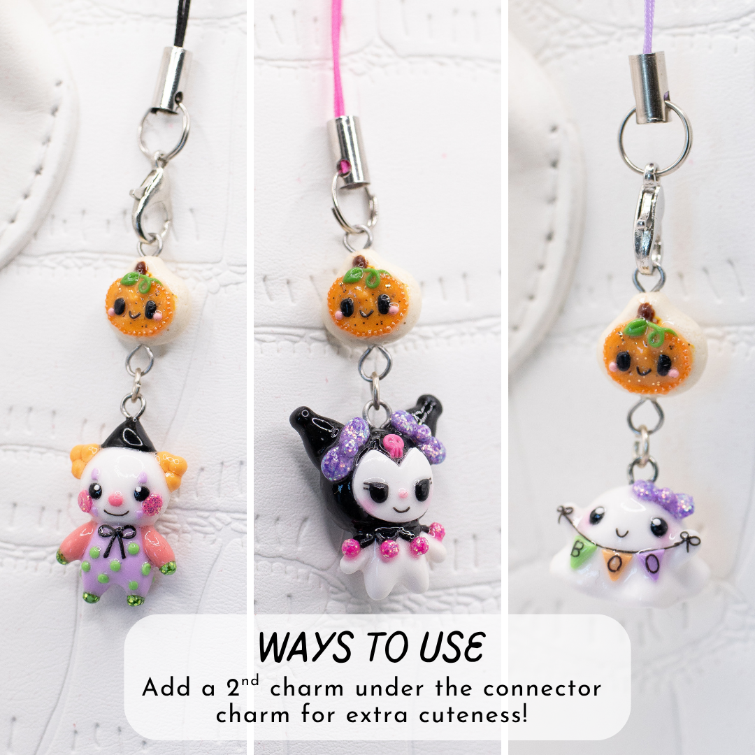 Pumpkin Cookie Connector Charm