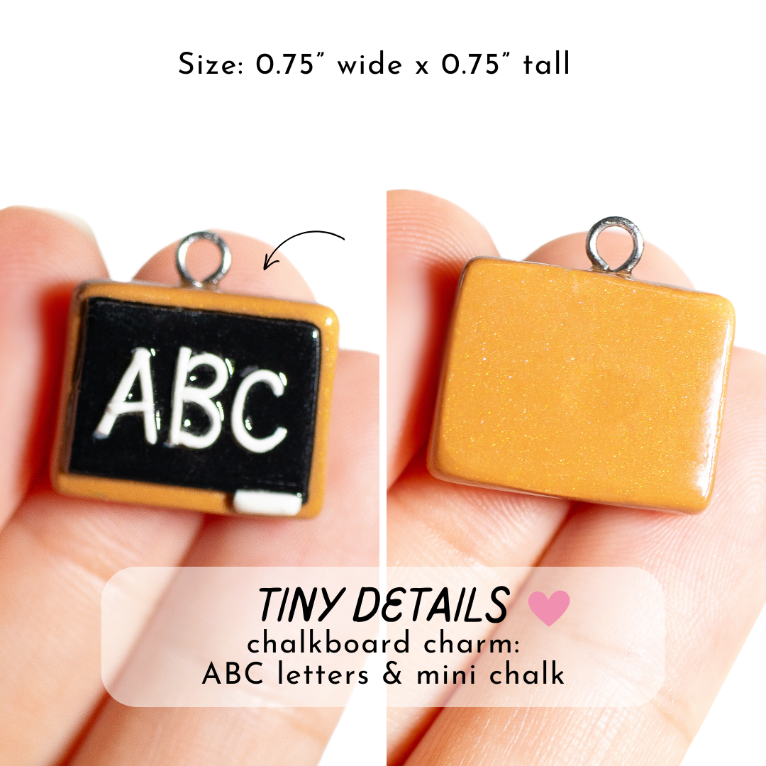 The Best Teacher Charm Bundle Set