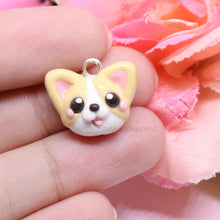 Load image into Gallery viewer, Corgi Polymer Clay Charm
