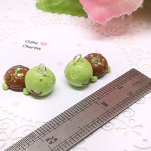 Load image into Gallery viewer, Turtle Polymer Clay Charm
