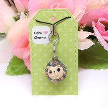 Load image into Gallery viewer, Hedgehog Polymer Clay Charm
