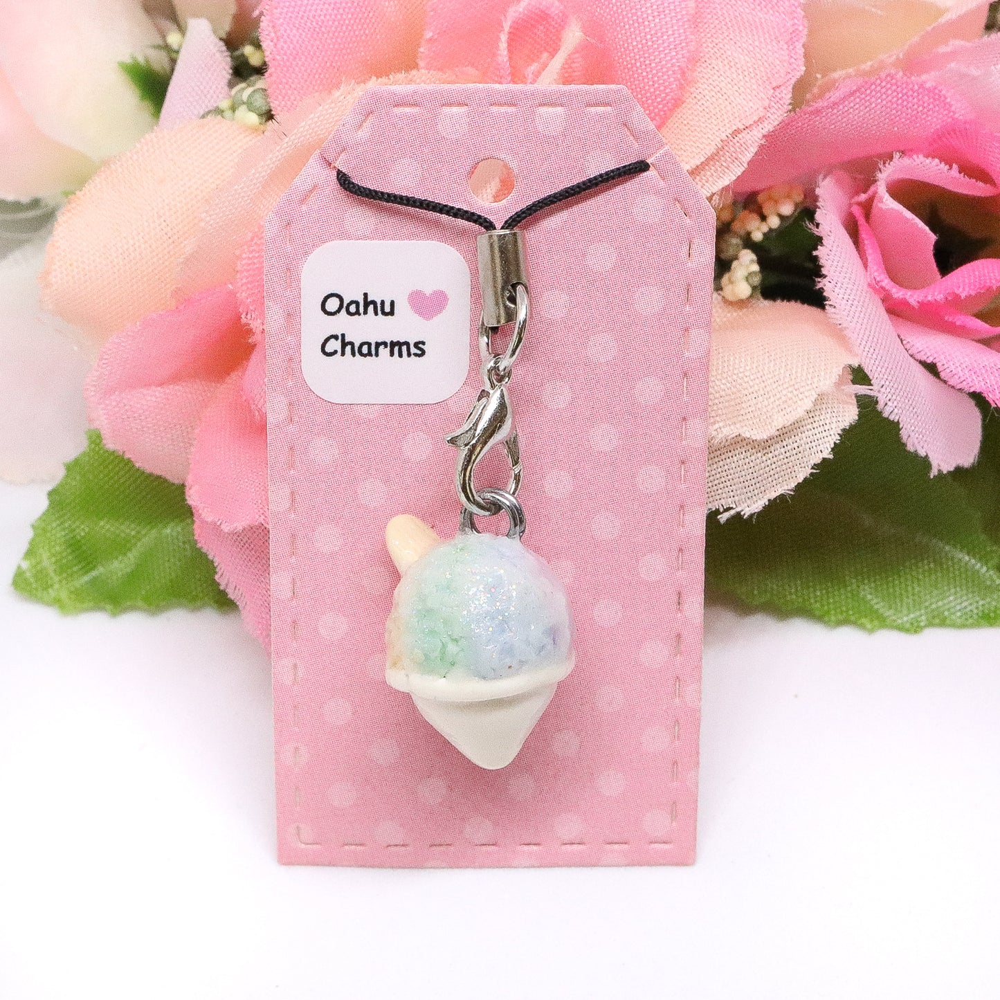 Shaved Ice Polymer Clay Charm