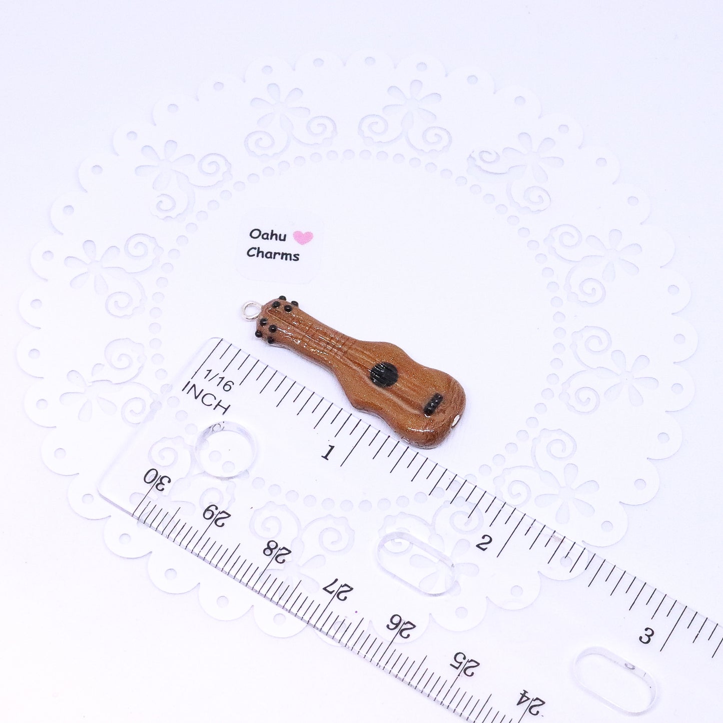 Ukulele Polymer Clay Charm