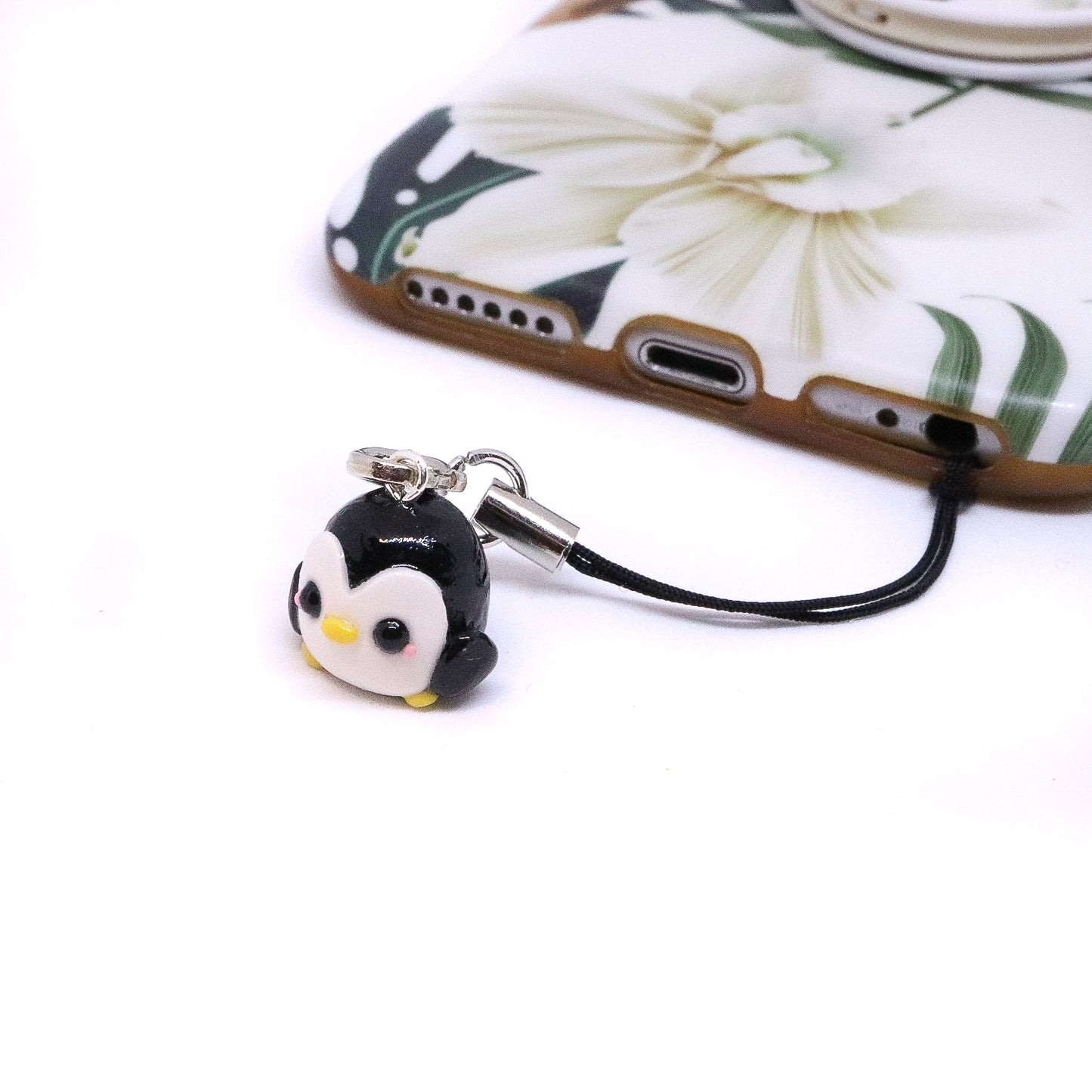 Penguin Polymer Clay Charm