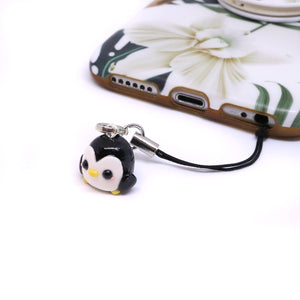 Penguin Polymer Clay Charm