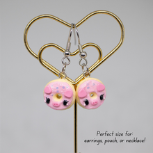 Load image into Gallery viewer, Pig Donut Polymer Clay Charm
