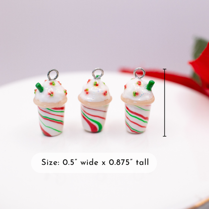Holiday Frappuccino Clay Charm | Stitch Marker