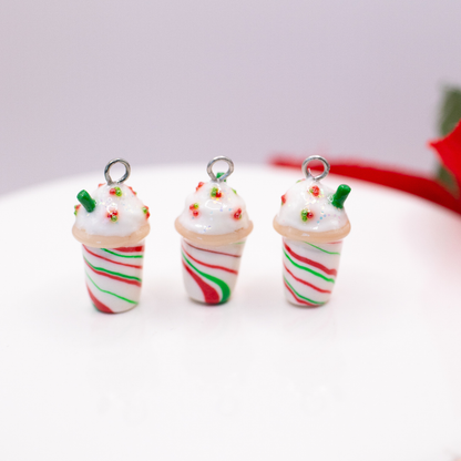 Holiday Frappuccino Clay Charm | Stitch Marker
