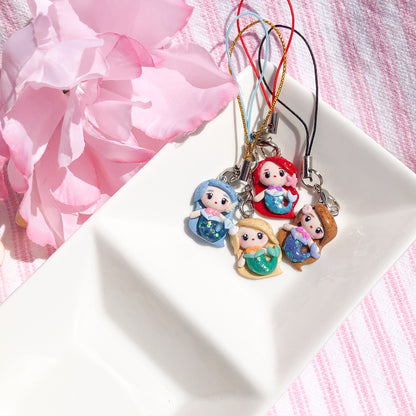 Mermaid Polymer Clay Charm (4 styles available)