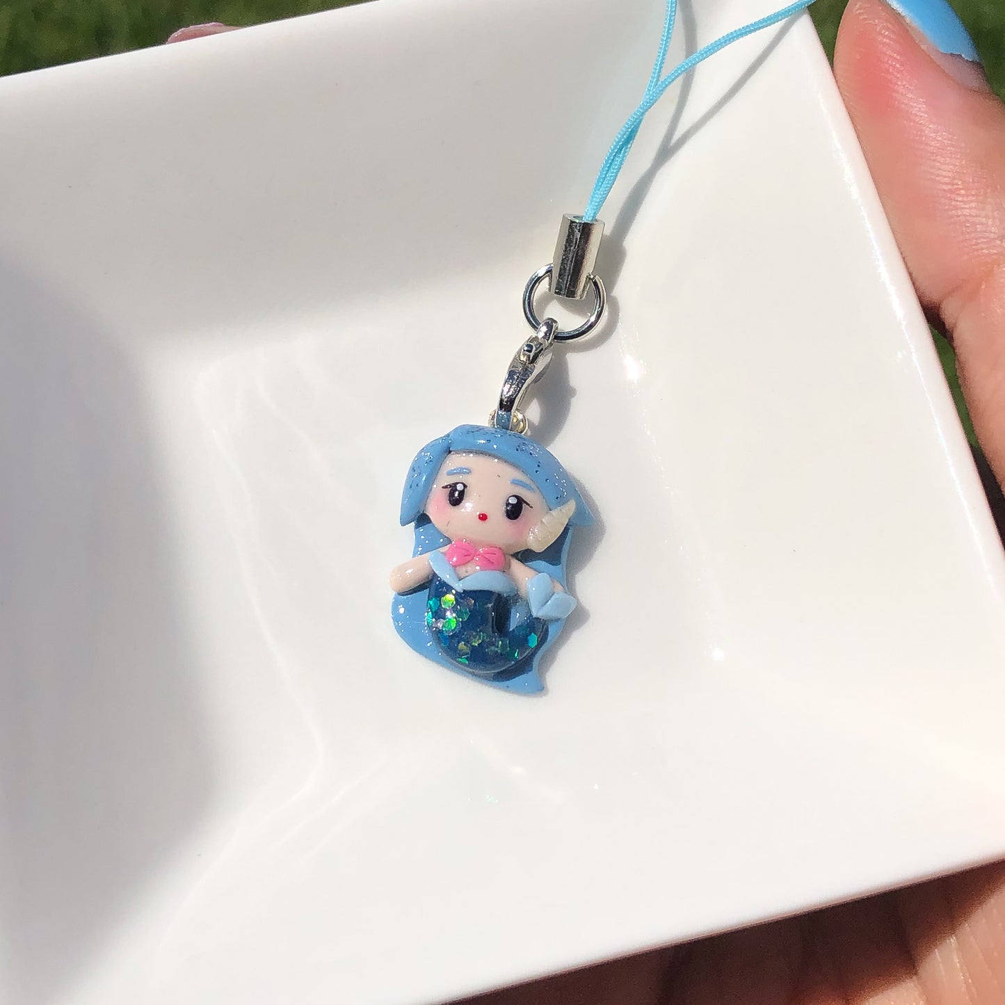 Mermaid Polymer Clay Charm (4 styles available)