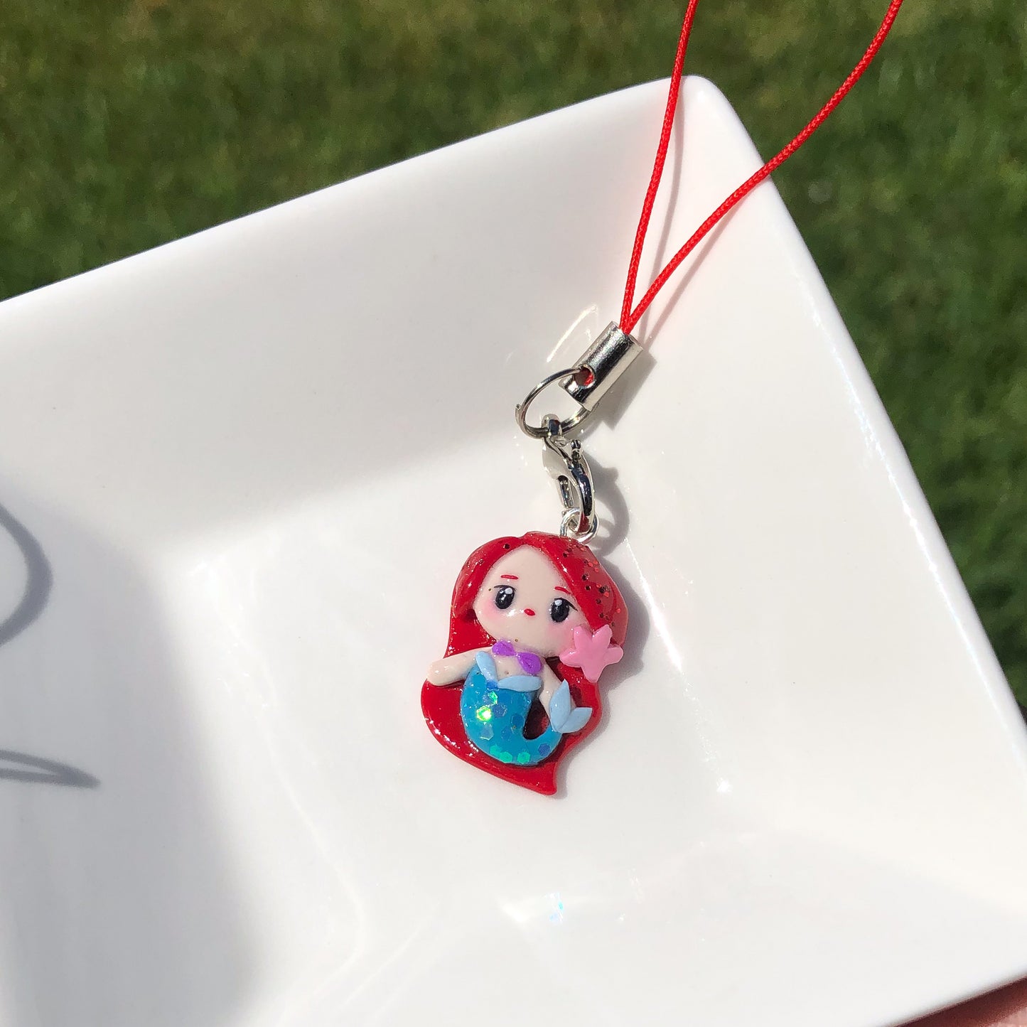 Mermaid Polymer Clay Charm (4 styles available)