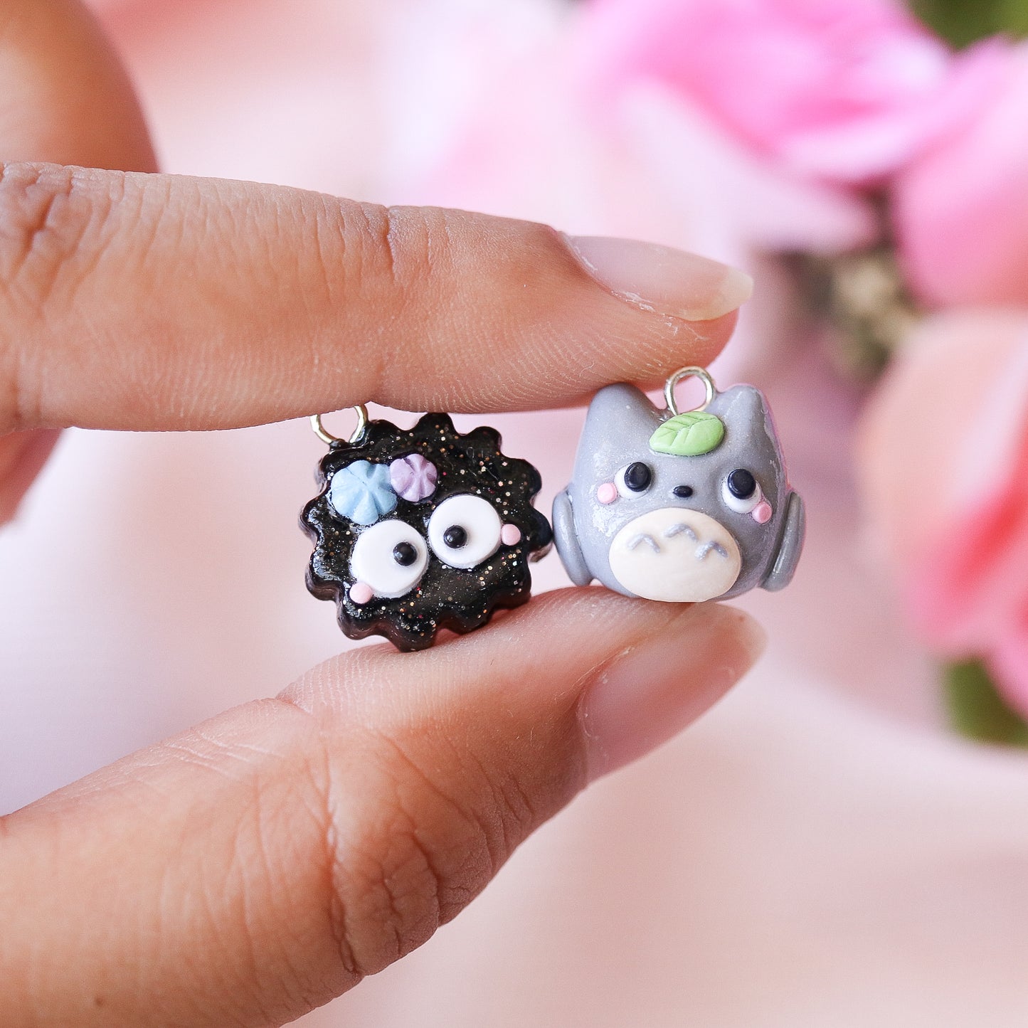 Totoro Polymer Clay Charm