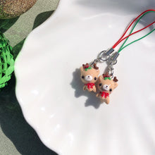 Load image into Gallery viewer, Reindeer Polymer Clay Charm (2 styles available)
