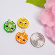 Load image into Gallery viewer, Lemon Lime Orange BFF Polymer Clay Charm (3 styles available)
