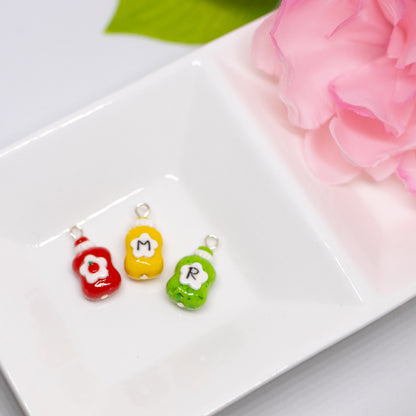 Ketchup Mustard and Relish Condiments Matching Friendship Polymer Clay Charms