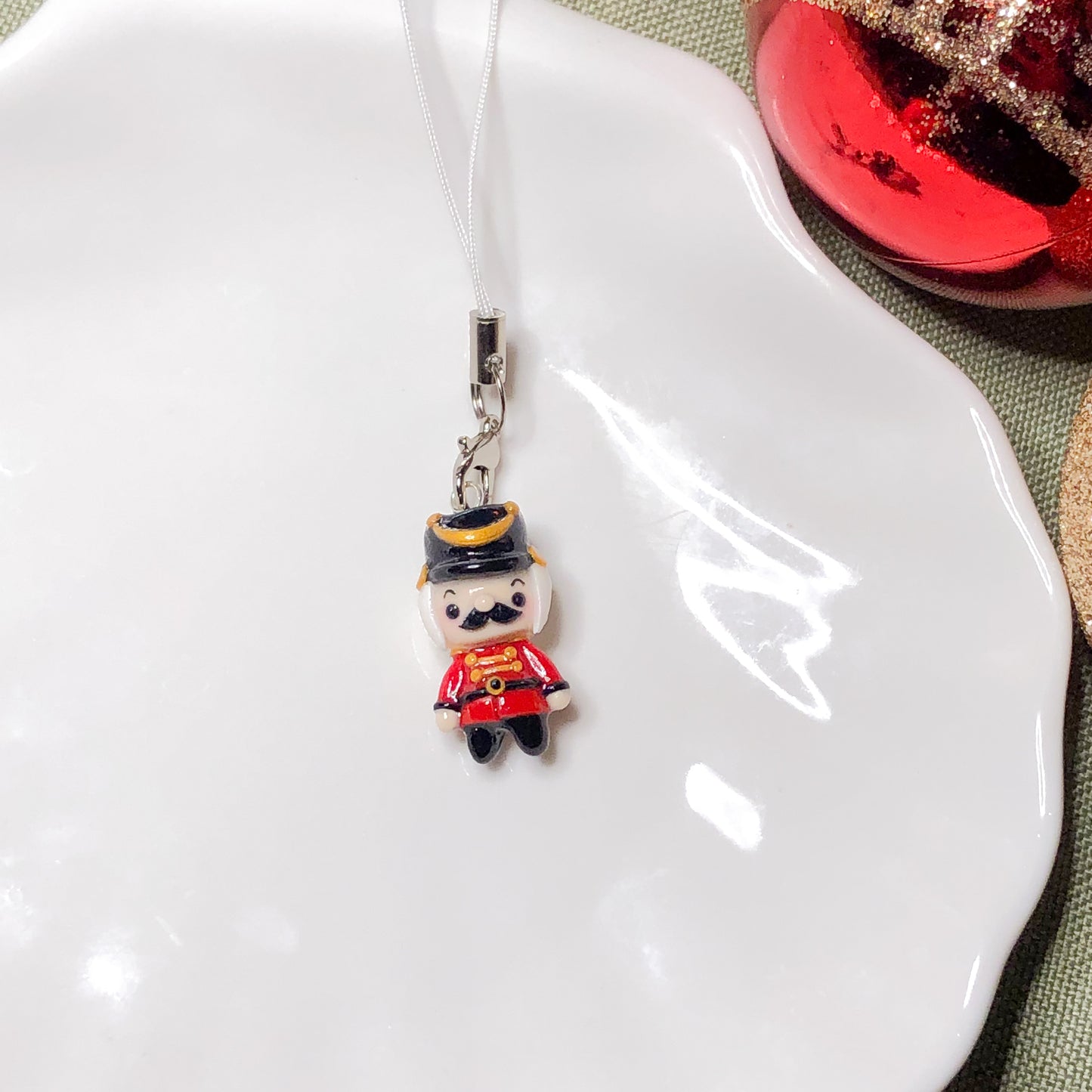 Nutcracker Soldier Polymer Clay Charm (3 styles available)