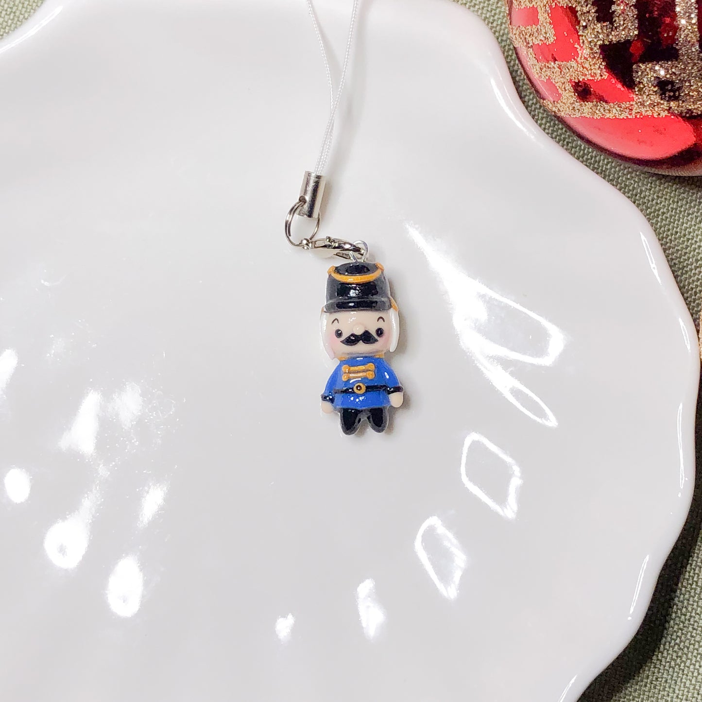 Nutcracker Soldier Polymer Clay Charm (3 styles available)