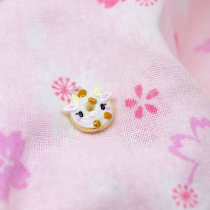 Cow Donut Polymer Clay Charm (3 Styles Available)