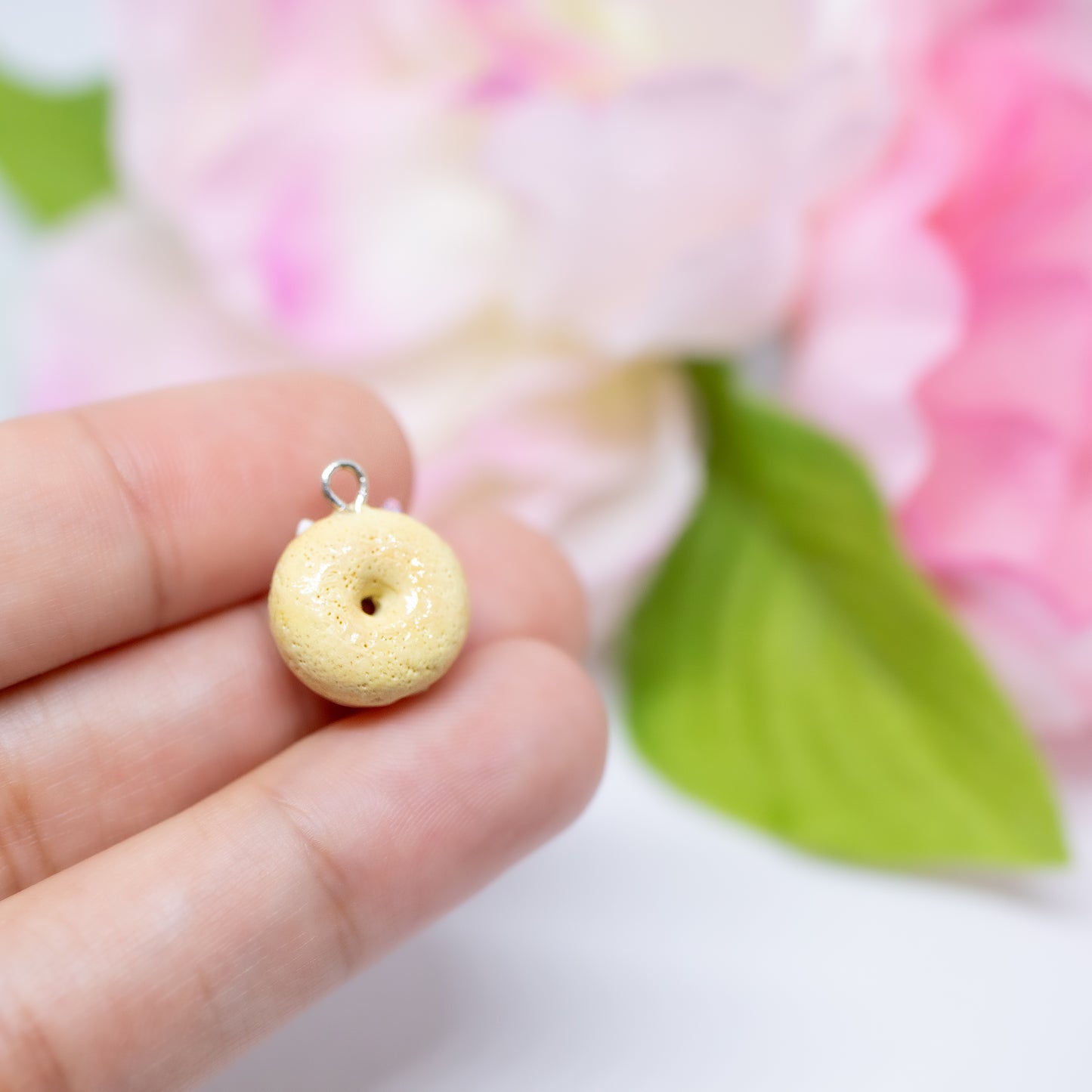 Unicorn Donut Polymer Clay Charm