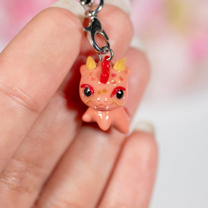 Full Body Dragon Polymer Clay Charm