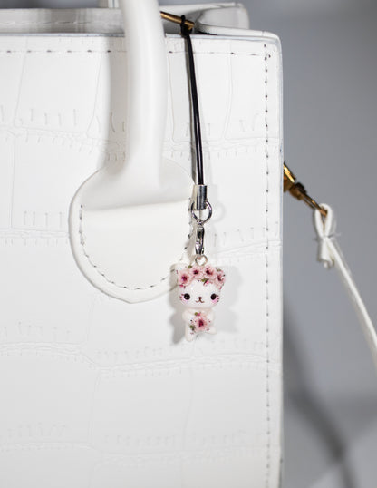 Plum Blossom Kitty Charm