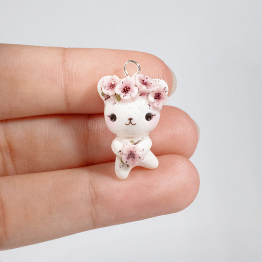 Plum Blossom Bear Charm