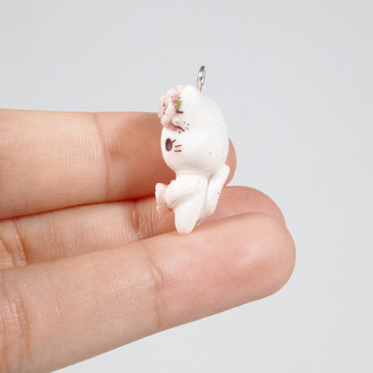 Plum Blossom Kitty Charm