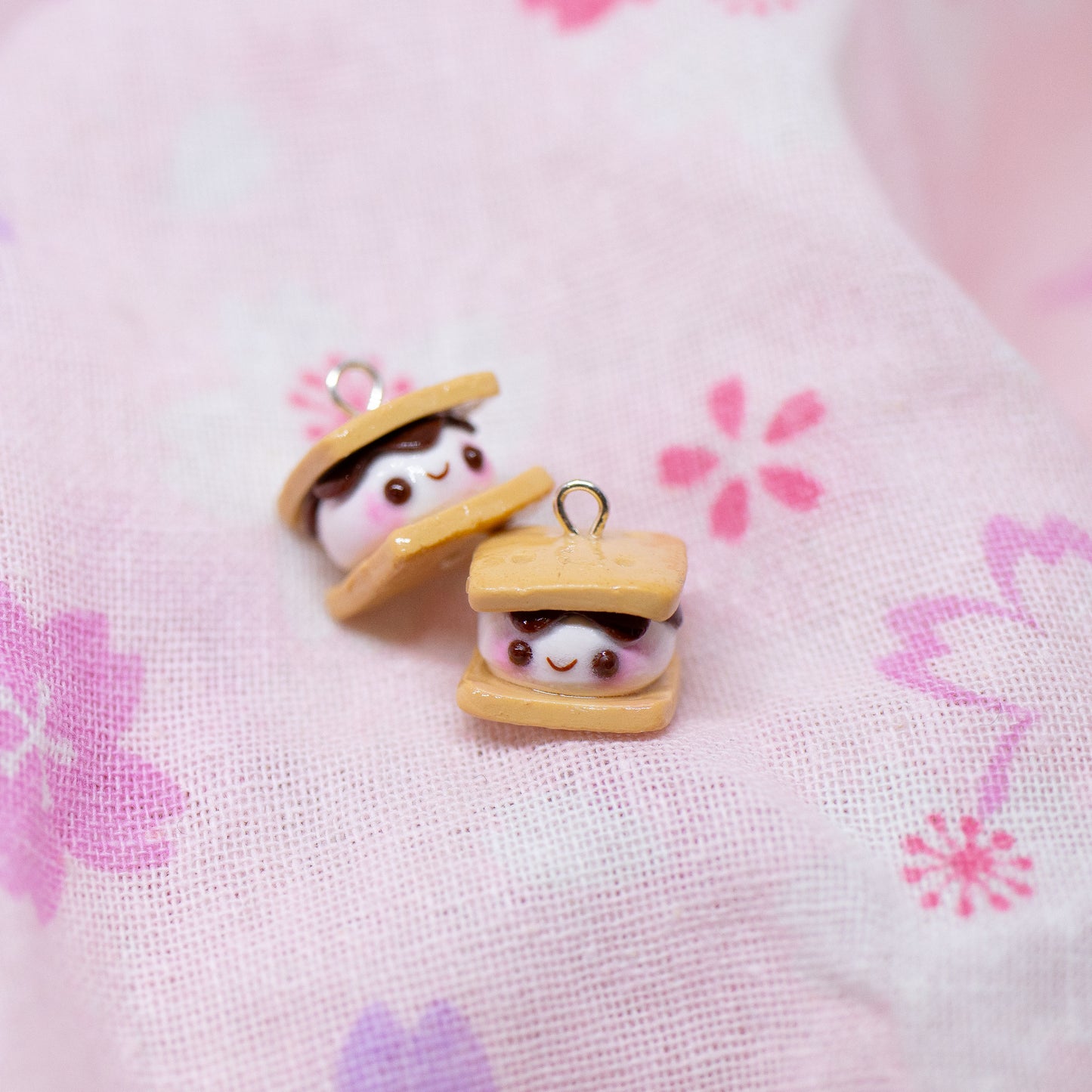 S'mores Polymer Clay Charm