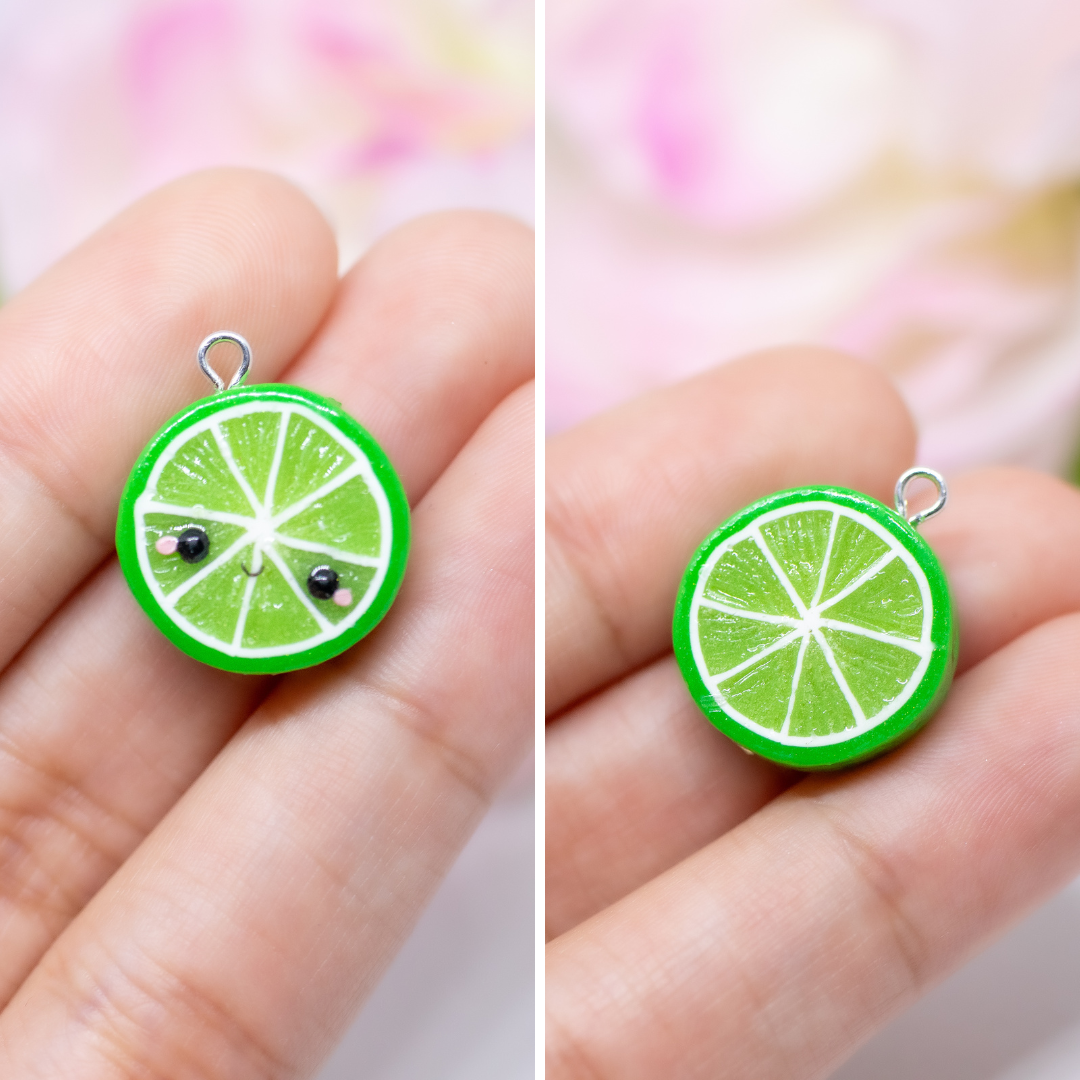 Lemon Lime Orange Matching Friendship Polymer Clay Charms (3 styles available)