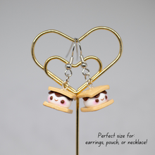 Load image into Gallery viewer, S&#39;mores Polymer Clay Charm

