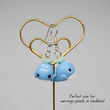 Load image into Gallery viewer, Blue Whale Polymer Clay Charm
