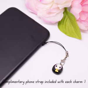No Face Chibi Polymer Clay Charm (3 Styles Available)