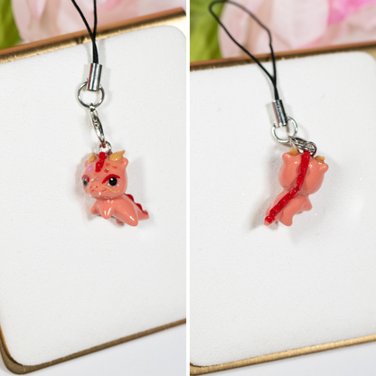 Full Body Dragon Polymer Clay Charm