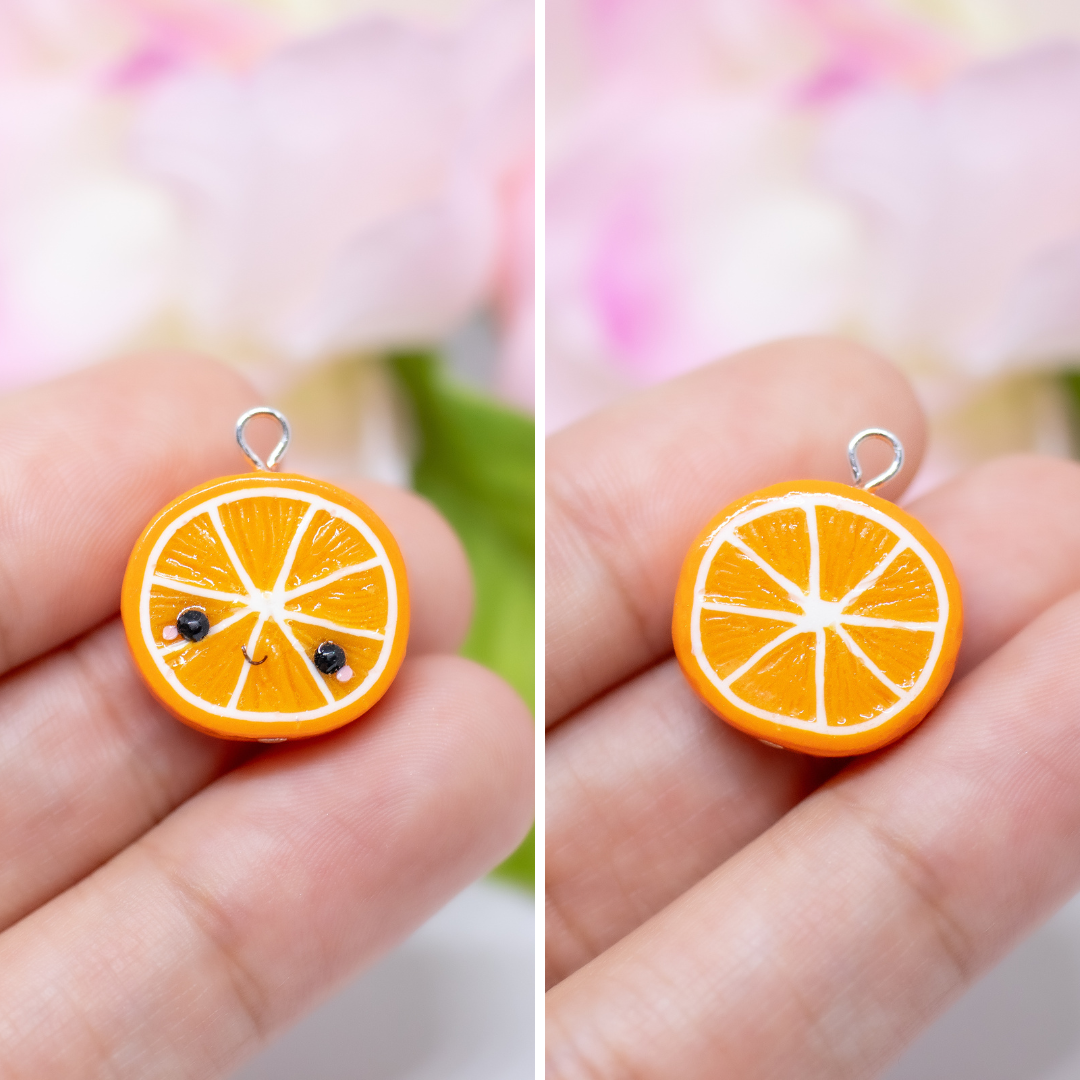 Lemon Lime Orange Matching Friendship Polymer Clay Charms (3 styles available)